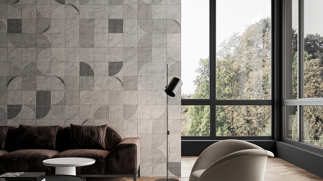 Carta da parati Mosaico lunare di Inkiostro Bianco