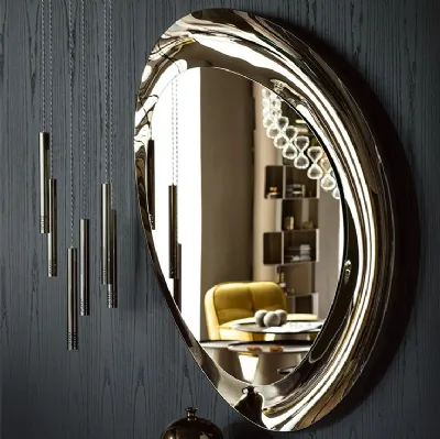 Specchio in cristallo specchiato Ascot di Cattelan Italia