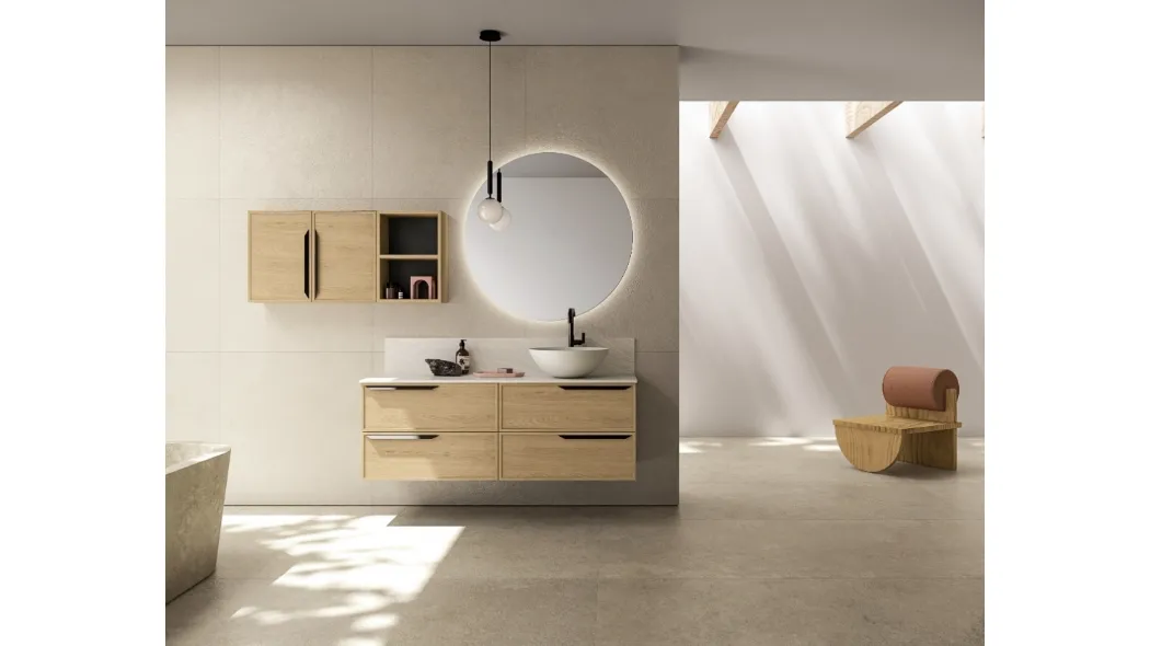Mobile da Bagno sospeso TABULA TB02 di Compab