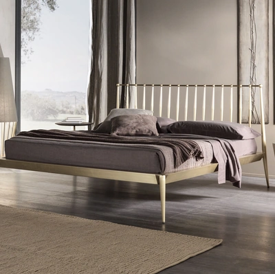 Comodino Conico in pelle di Cantori