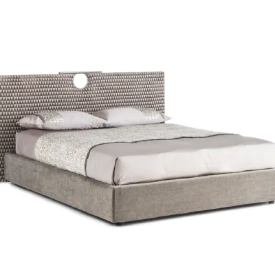 Letto Bay in tessuto con box contenitore di Cantori