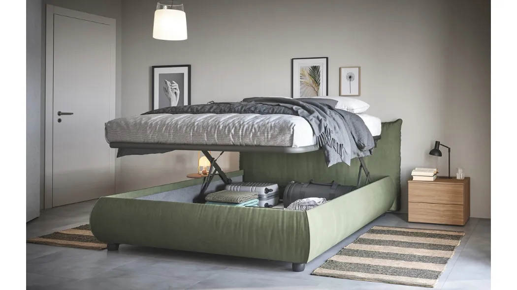 Letto con box contenitore Thika di Cinquanta3