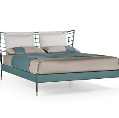 Letto con testiera in ferro battuto Countour di Cantori