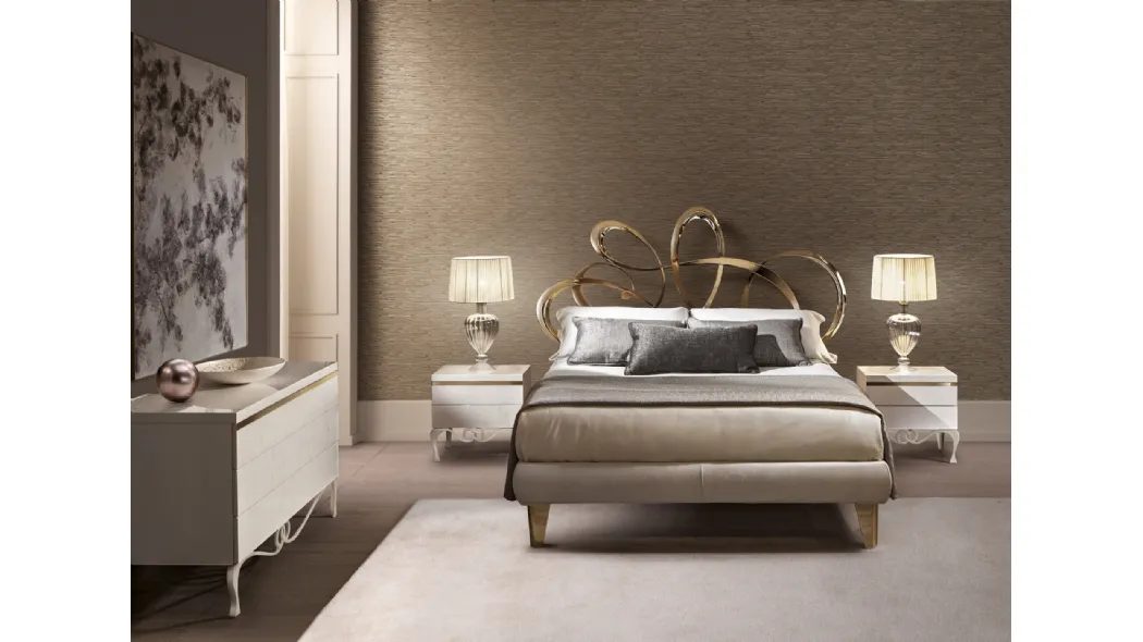 Letto Dolcevita in ferro battuto di Cantori