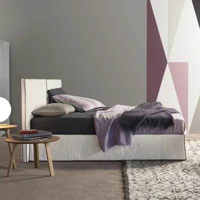 Letto con contenitore Space di Flexteam