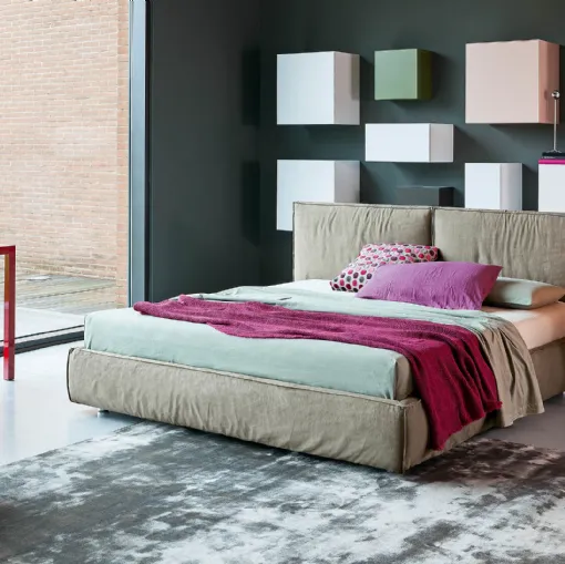 Letto imbottito Miller di Flexteam