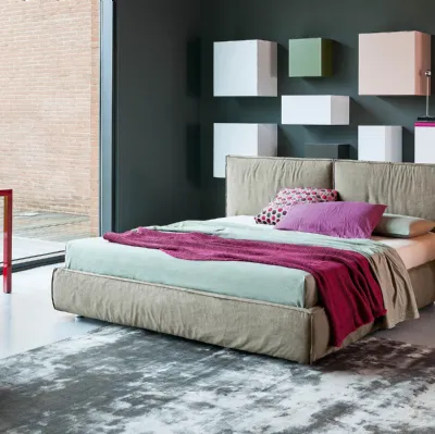 Letto imbottito Miller di Flexteam