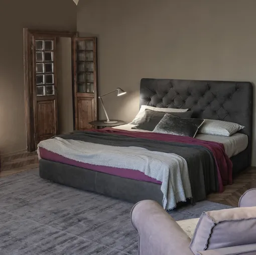 Letto in pelle Random di Flexteam