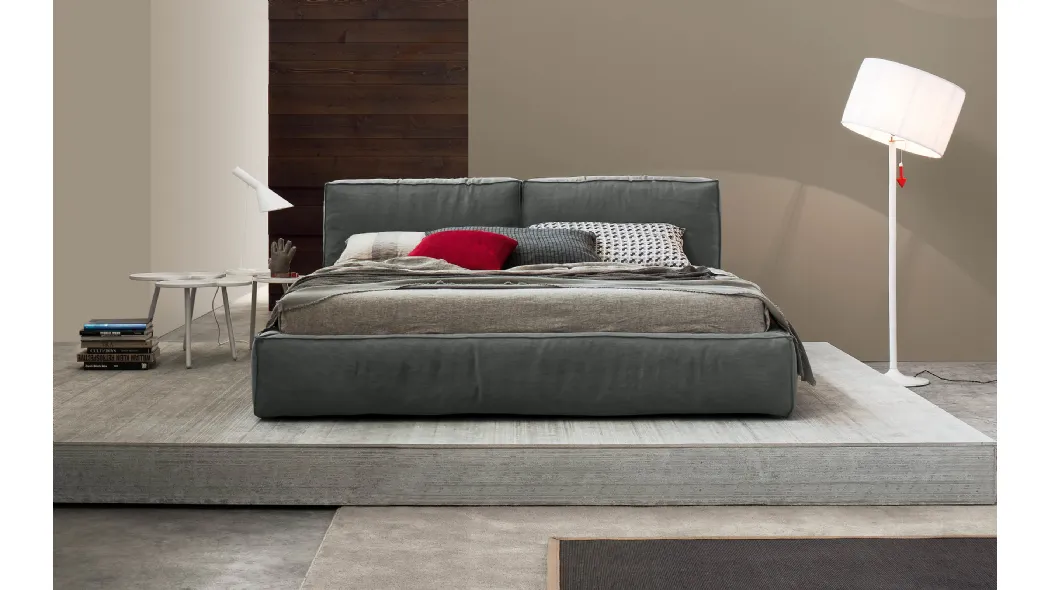 Letto con box contenitore Slim One di Flexteam