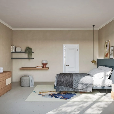 Letto in tessuto Unique di Colombini Casa