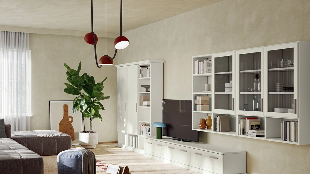 Parete Attrezzata Arcadia AS003 di Colombini Casa