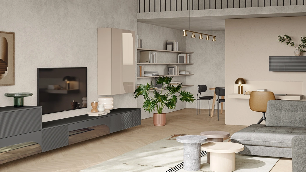 Parete Attrezzata Eclettica EG001 di Colombini Casa