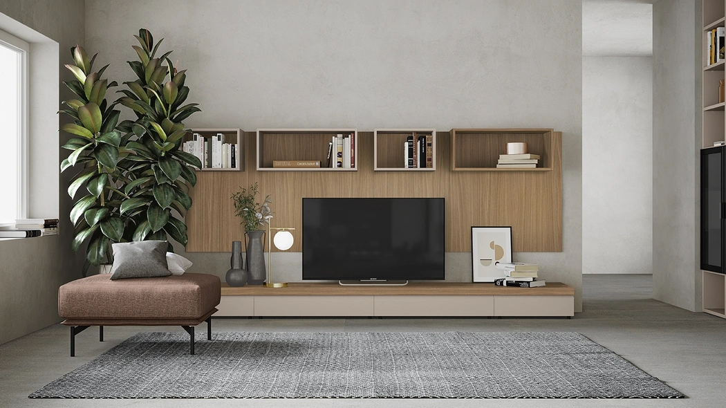 Parete Attrezzata Golf Contract R02 di Colombini Casa