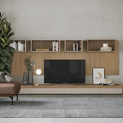 Parete Attrezzata Golf Contract R02 di Colombini Casa