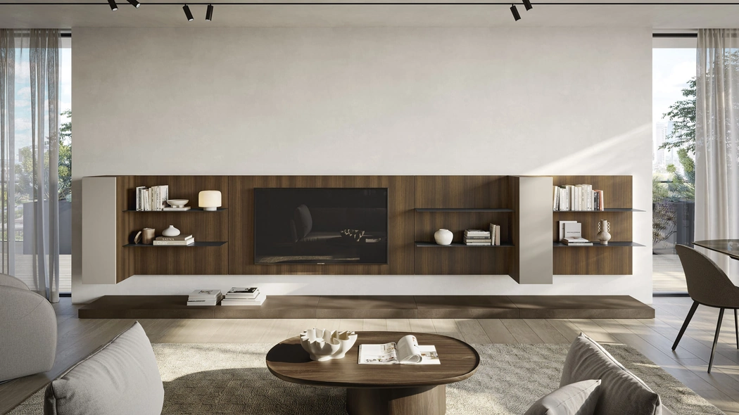 Parete Attrezzata Night & Day L02NS di Colombini Casa