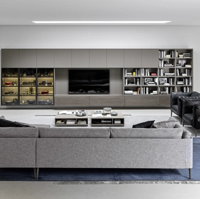 Parete Attrezzata Pannelli TV 02 di Novamobili