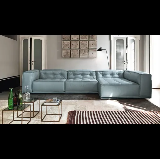 Divano con penisola Glamour di Doimo Salotti