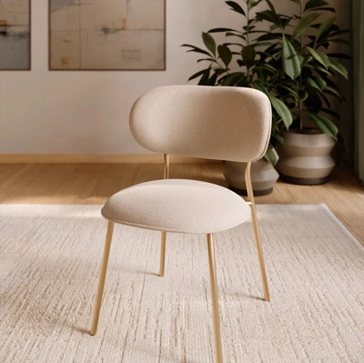 Sedia Sienna in tessuto imbottito di Bontempi