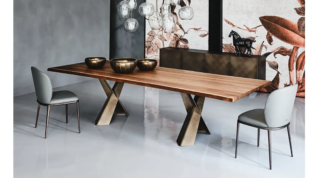 Tavolo con piano in legno Mad Max Wood di Cattelan Italia