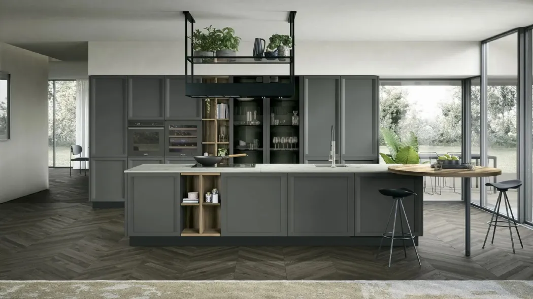 Cucina Classica con isola Bellaria 01 di Forma Cucine
