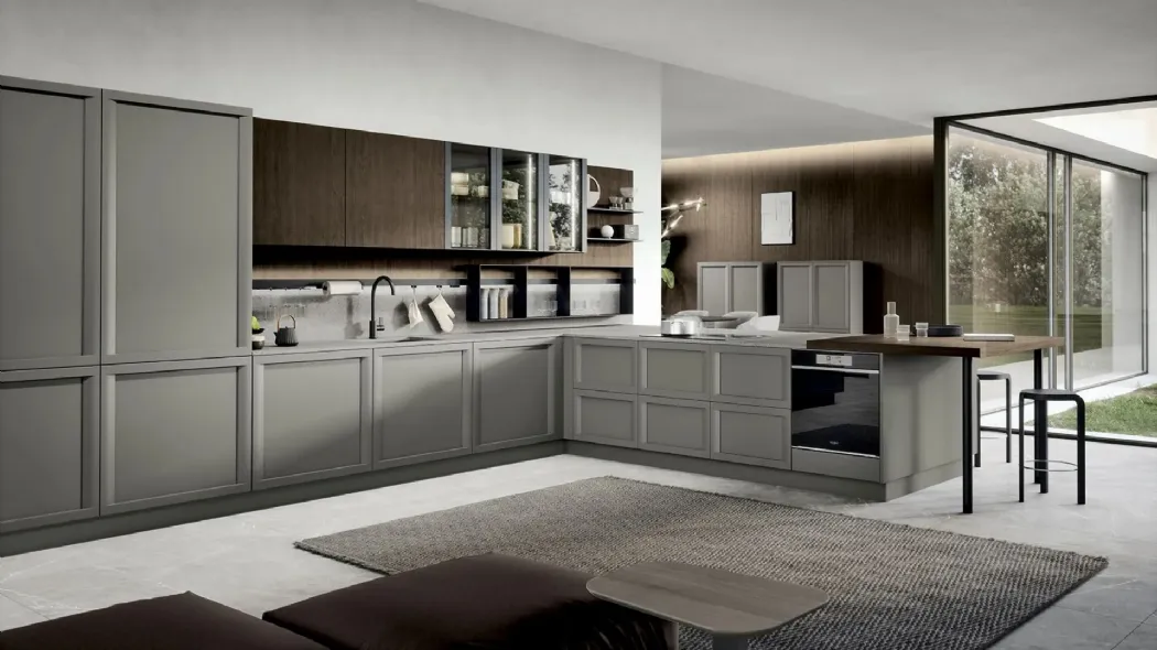 Cucina Classica con penisola Bellaria 02 di Forma Cucine