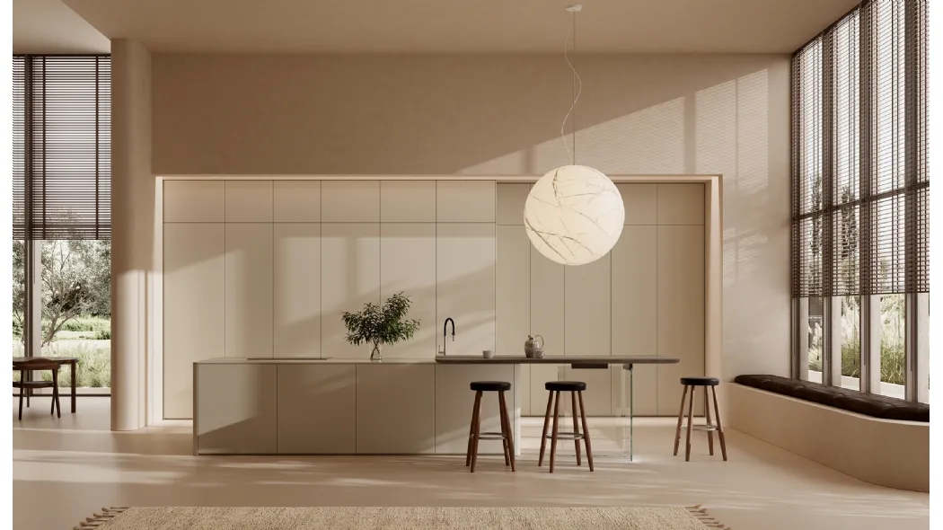 Cucina Design con isola One 02 di Ernestomeda