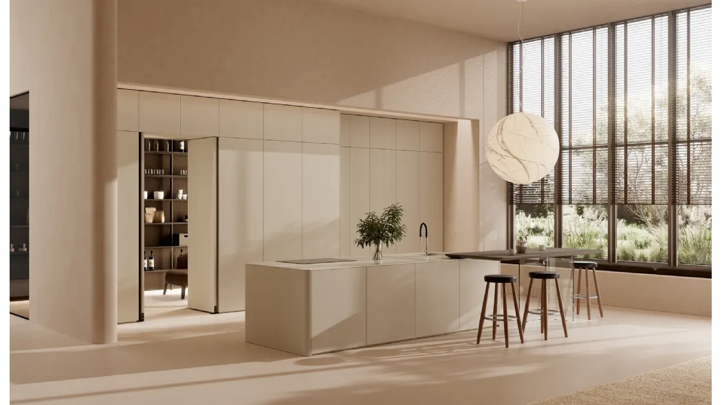 Cucina Design con isola One 02 di Ernestomeda