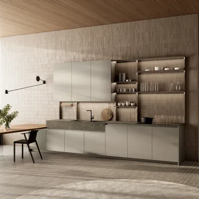Cucina Design con penisola One 05 di Ernestomeda