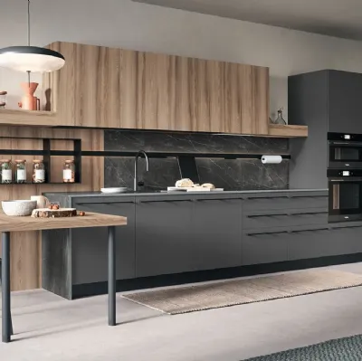 Cucina Moderna con penisola Colibrì 05 di Forma Cucine