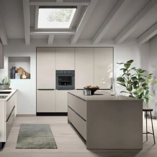 Cucina Moderna con isola Colibrì Intra di Forma Cucine