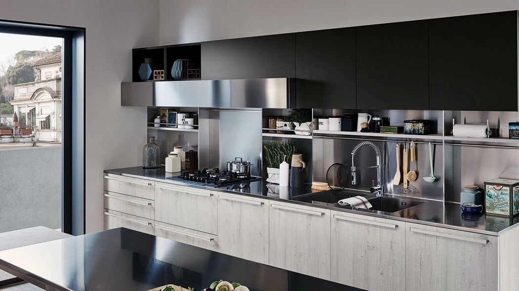 Cucina Moderna ad angolo Ethica di Veneta Cucine